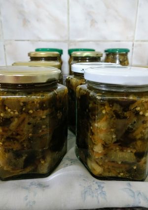 Una foto de Escabeche de Berenjena al Vino Blanco