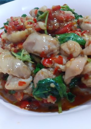 รูปของ กะเพราไก่คีโตจ้าาาาาา