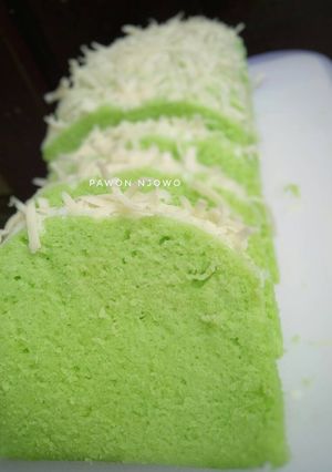 Foto resep Bolu pandan kukus ekonomis 2 telur