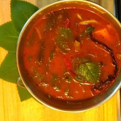 A picture of Mexican oregano Rasam.