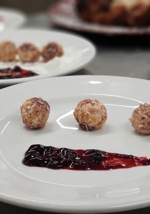 Una foto de Delicias de queso y mermelada