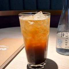A picture of Fresh Sparkling Americano For Your Morning Booster.