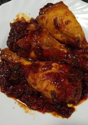Una foto de Pollo rustido