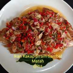 #92 Ikan Kakap Siram Sambal Matah (dg bumbu serbaguna)-レシピのメイン写真