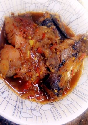 A picture of Cat fish pepper soup.