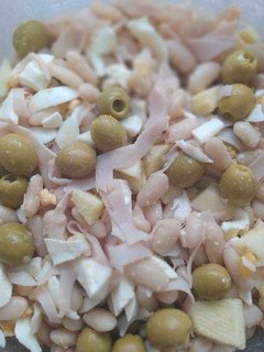 Una foto de Ensalada de alubias