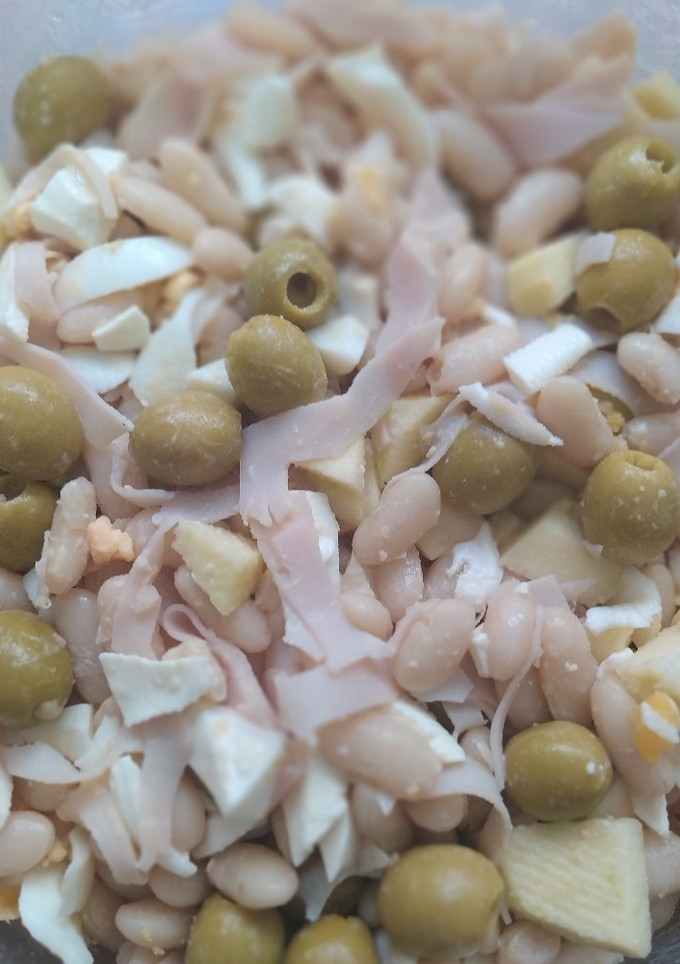 Una foto de Ensalada de alubias