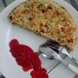 Omlet kentang sederhana