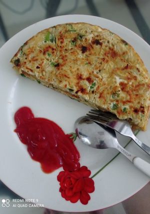 Foto resep Omlet kentang sederhana