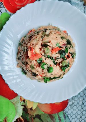 A picture of Oats Upma.