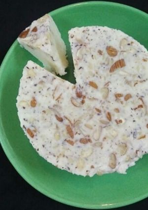 A picture of Badam Coconut Kulfi.