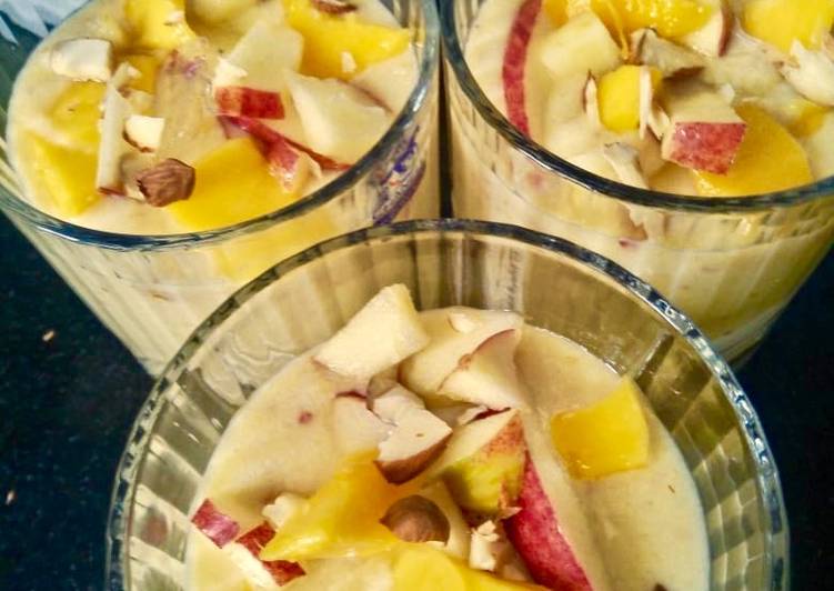 Step-by-Step Guide to Make Mix fruits smoothie Fruitilicious smoothie
