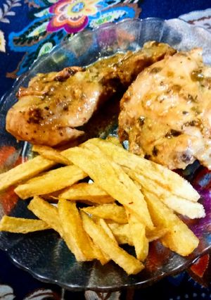 Una foto de Pollo a la Mostaza