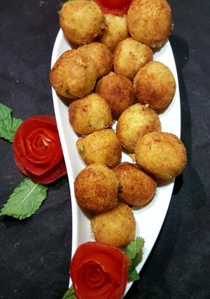 A picture of Chicken cheese balls..
