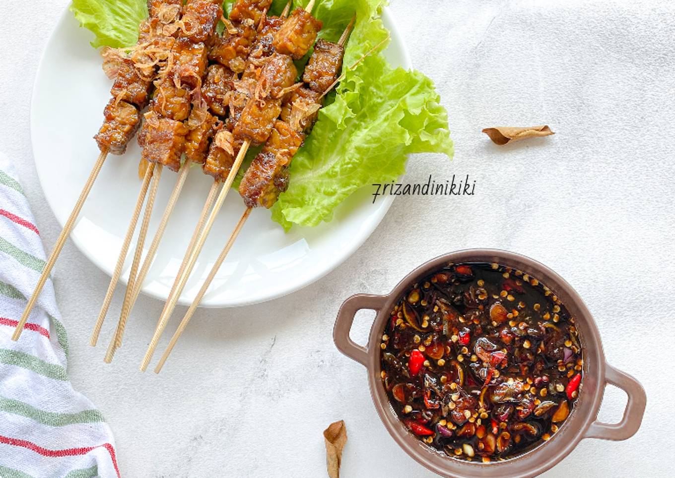 Sate tempe angkringan