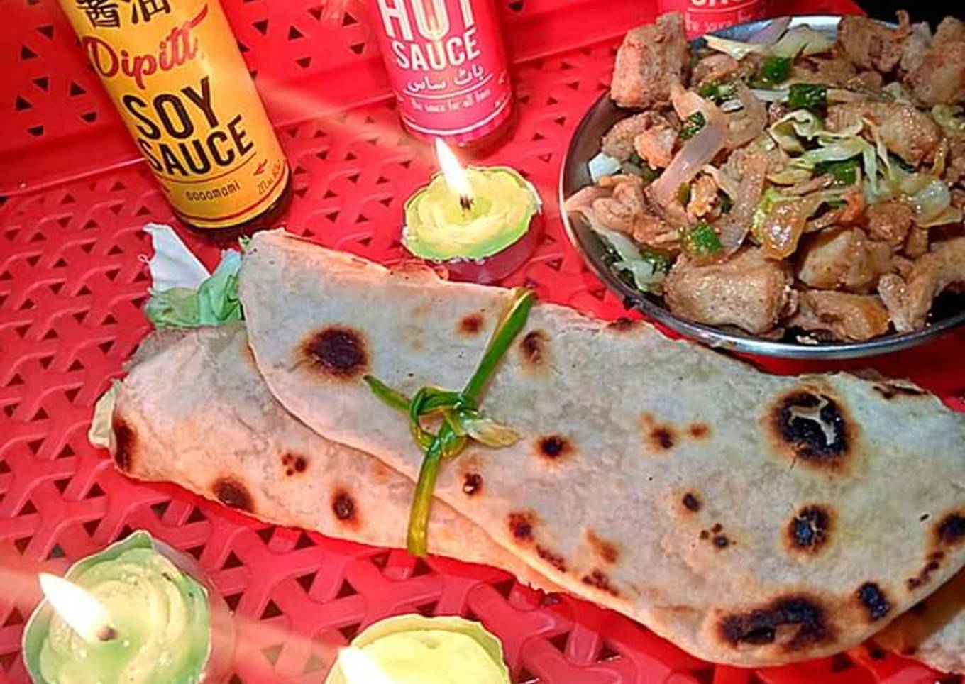 Chicken Roll Paratha 🤤🌯