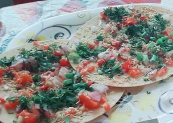 Popular Cuisine Masala khakra salad Savory Delicious