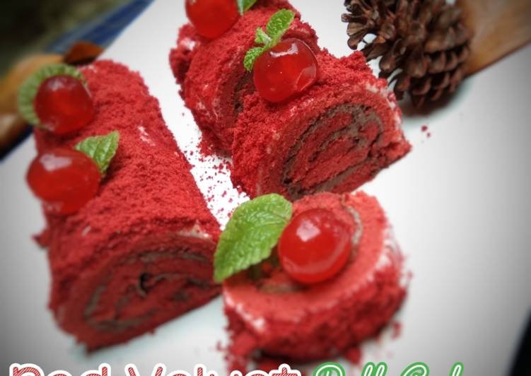 Langkah Mudah untuk Menyiapkan Red Velvet Roll Cake, Bisa Manjain Lidah