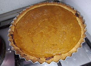 Una foto de Tarta de calabaza símil estadounidense