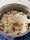 Nasi Gurih Mixed Veggie Lapcheong
