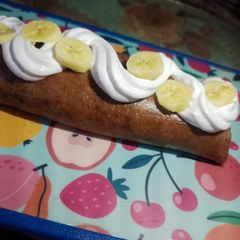 A picture of Biscuits Cream roll | No Bake 🥐🥐🥐.