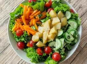 Foto resep Salad Sayur with Balsamic Dressing (sehat + Lezat)