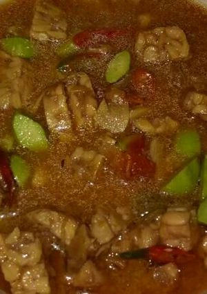 Foto resep Oreg tempe pete kuah santan