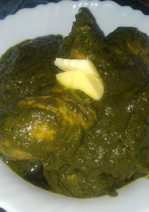 পালং চিকেন (palong chicken recipe in Bengali)) রেসিপির প্রধান ছবি