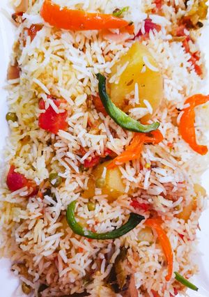A picture of Mix Sabzi Rice.