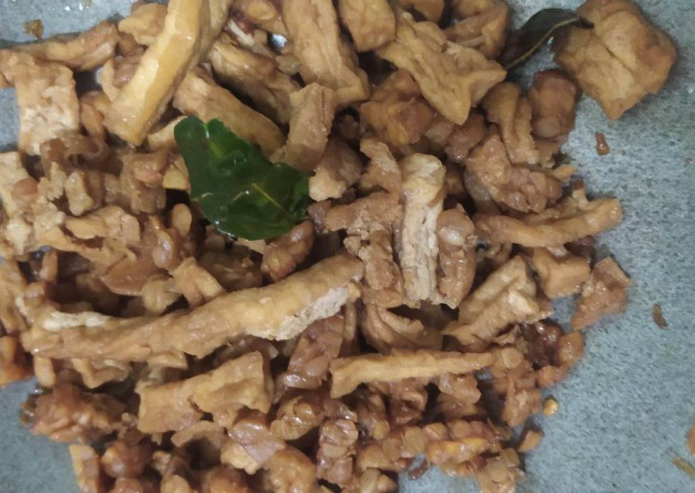 Orek Tahu Tempe simple