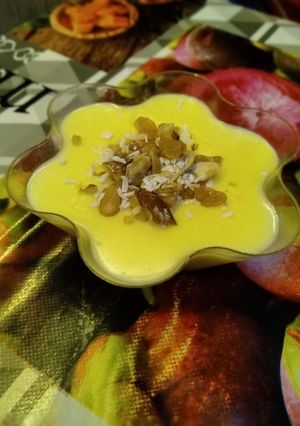 صورة لوصفة كاسترد بالمكسرات بأسهل طريقة 😋♥️