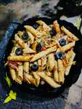 Penne pasta with vegetables