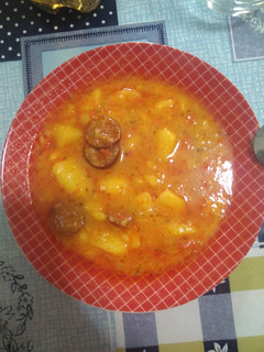 Una foto de Patatas a la riojana