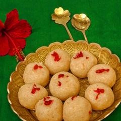 A picture of Coconut Laddu (For Festive Celebrations).