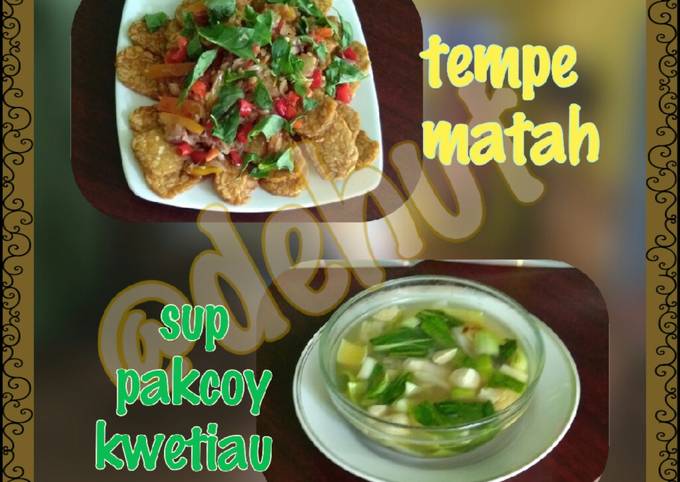 Resep Sup pakcoy 🔰tempe matah oleh Devi Hutagalung - Cookpad
