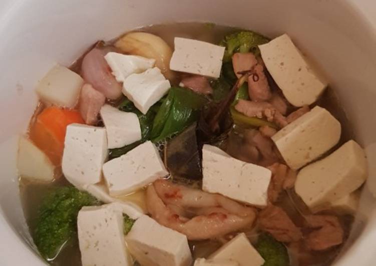 Langkah Mudah untuk Menyiapkan MPASI 6bulan ayam tofu, Menggugah Selera