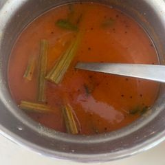 Drumstick sambhar from scratch A picture of Drumstick sambhar from scratch.