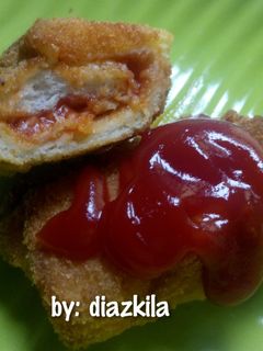 Foto resep Roti goreng Isi keju