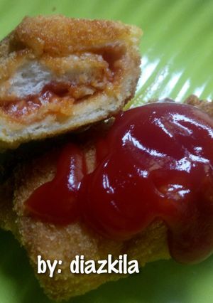 Foto resep Roti goreng Isi keju
