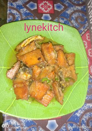 Foto resep Ikan asin tengiri bumbu sederhana