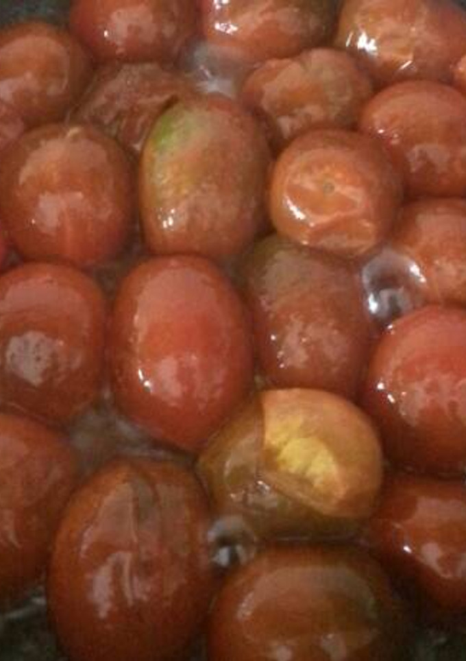Una foto de Tomates cherris salteados