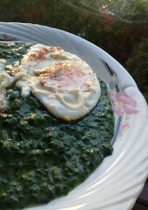 Spenót főzelék recept fotója