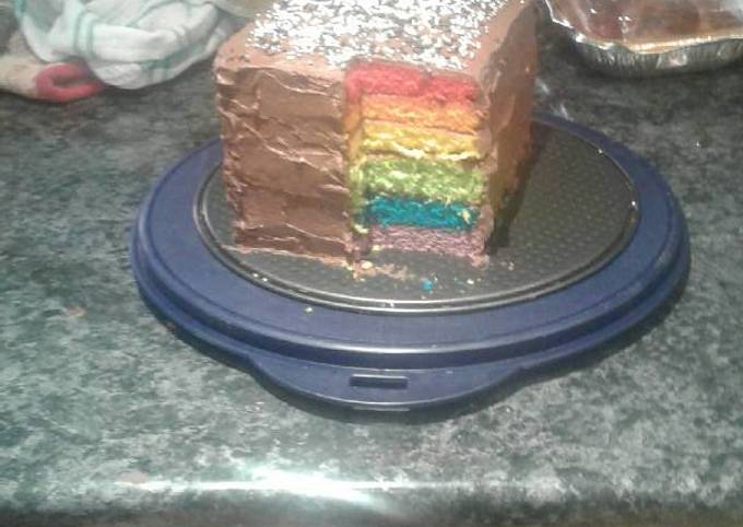 Step-by-Step Guide to Make Super Quick Homemade Amazing and Easy Rainbow Cake