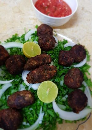 صورة لوصفة كباب بطريقة اليمنيه سوق الملح😋🤪