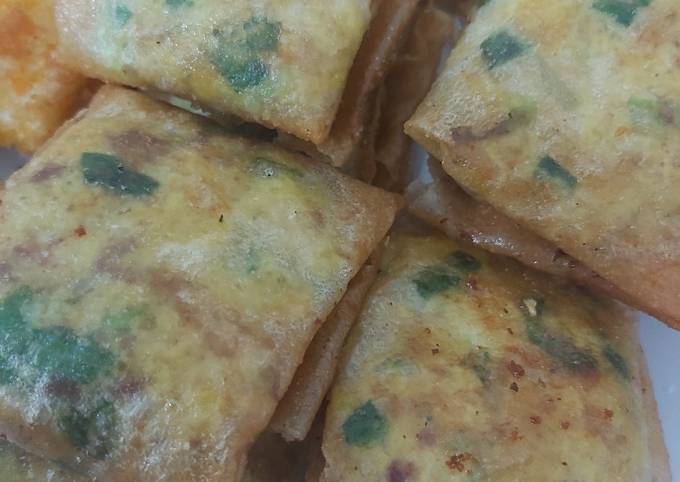 Langkah Mudah untuk Membuat Martabak Telur Kornet, Sempurna