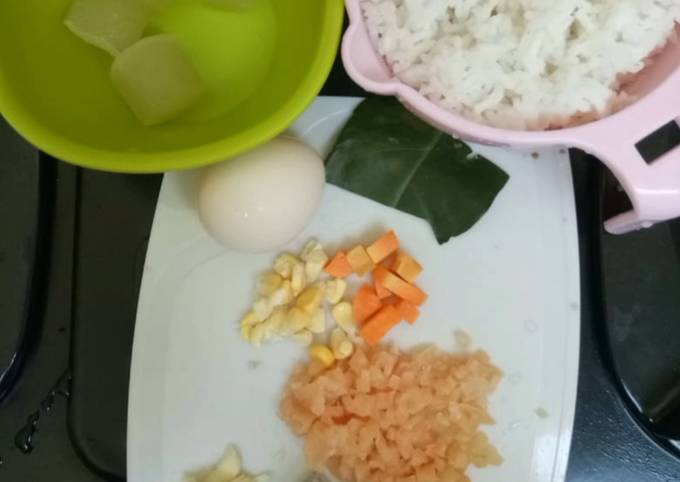 Mpasi 6 bulan : Ayam Orak arik