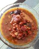 Thịt hầm táo đỏ