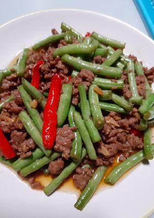 Foto resep Tumis Baby Buncis Daging Giling
