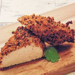 A picture of Quinoa Crusted Chicken.