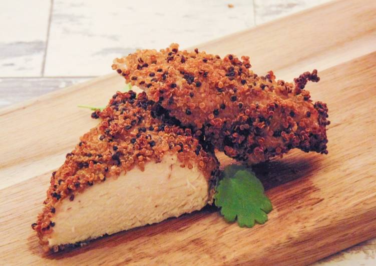 How to Make Award-winning Quinoa Crusted Chicken